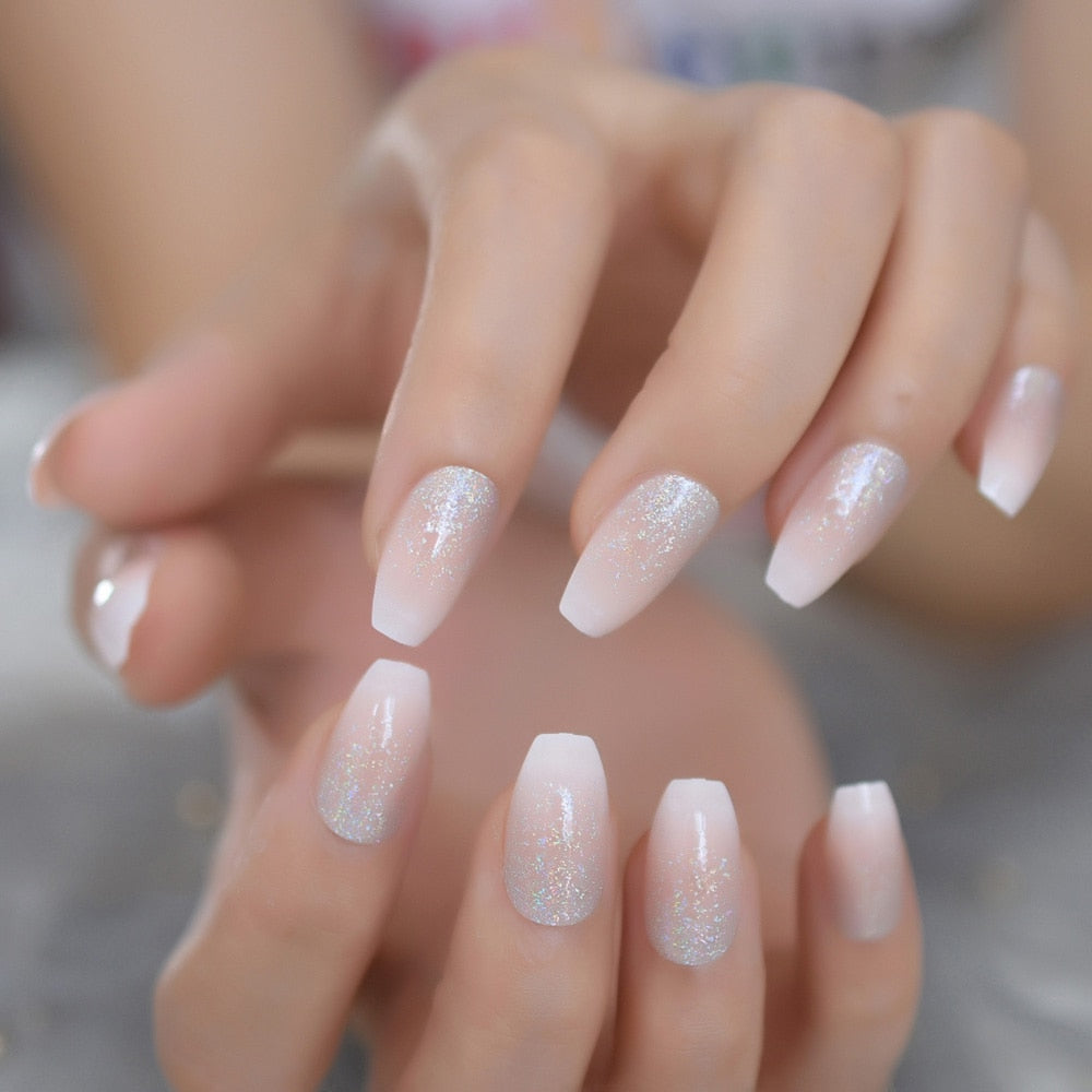 Ombre French Tip deals Press On Nails